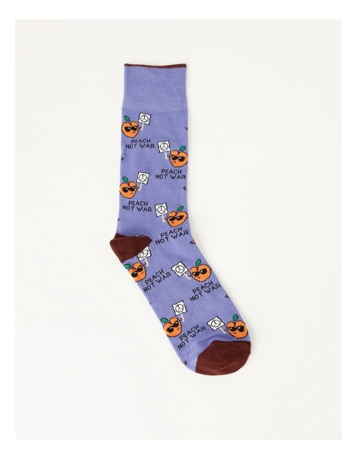 4 Pack Fruity Socks in Assorted