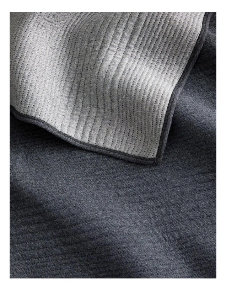 Orletto Bedcover in Charcoal