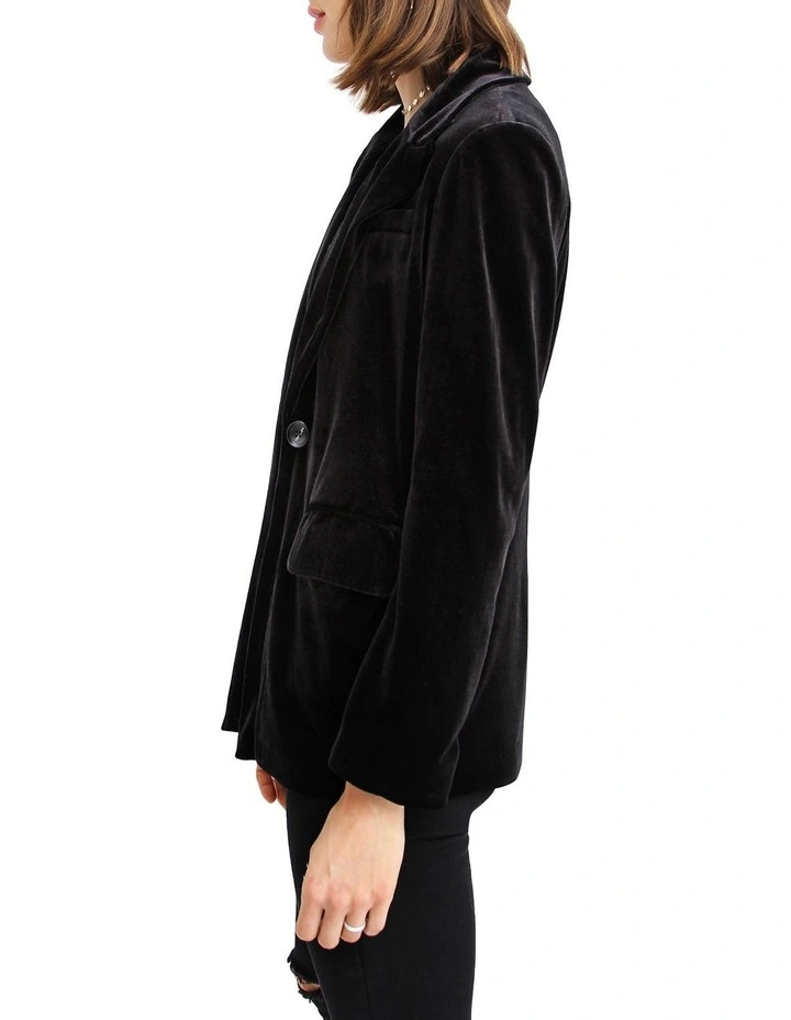 Eternity Oversized Velvet Blazer