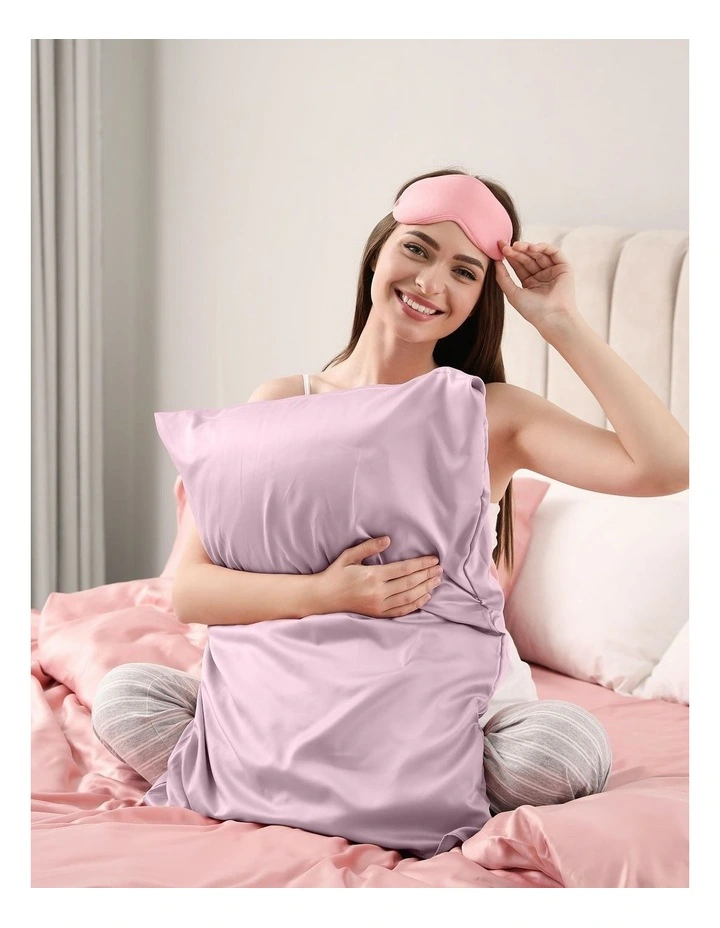 Pure Silk Pillowcase in Lilac