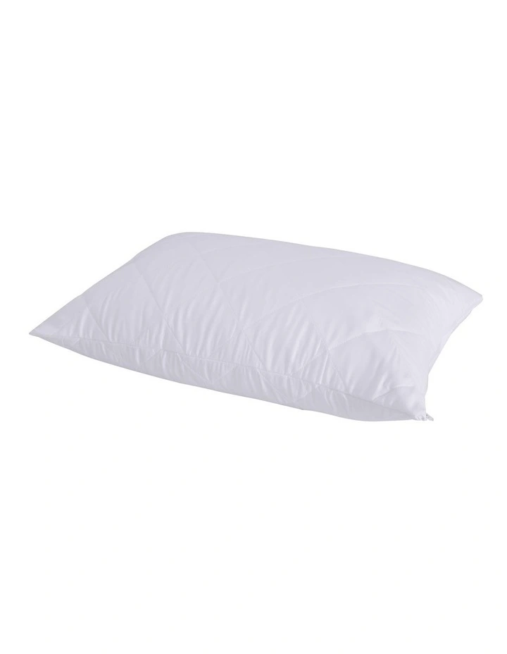 Tencel Standard Protector Pillow in White