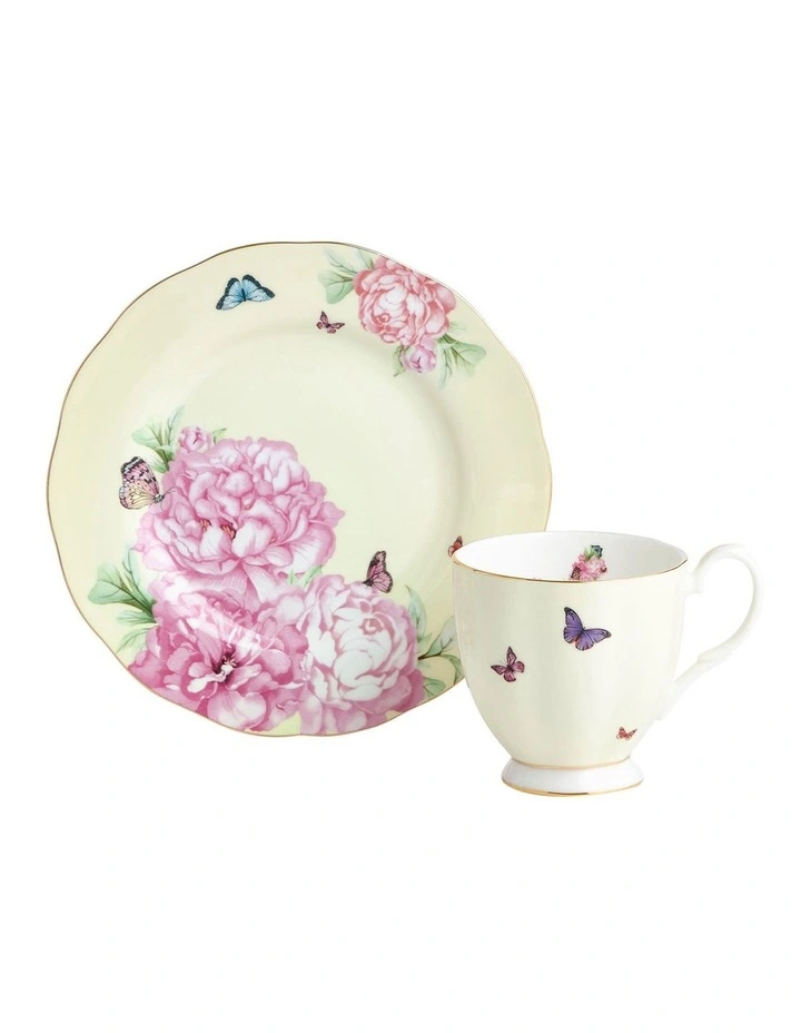 Miranda Kerr Vintage Mug & Plate 20cm Joy in Yellow