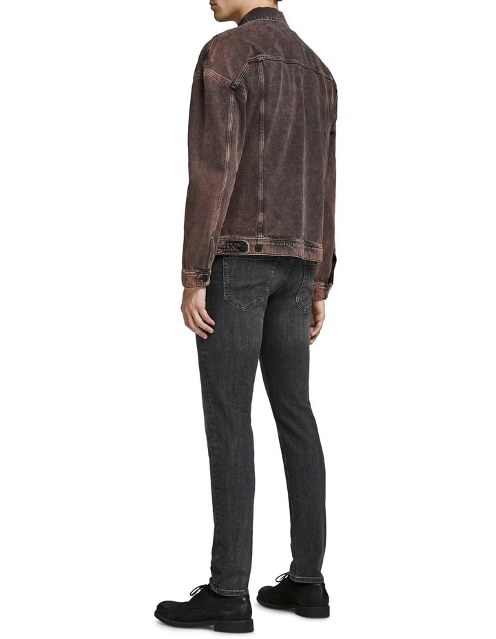 Glenn Original AM 817 Slim Jeans in Black Denim
