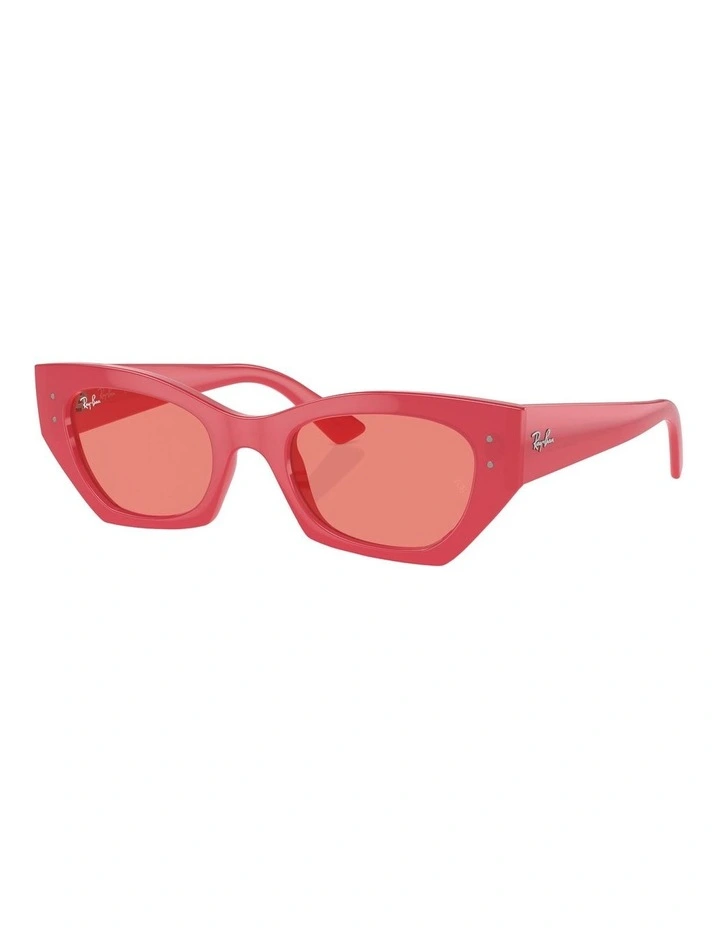 Zena Bio-Based Sunglasses in Red