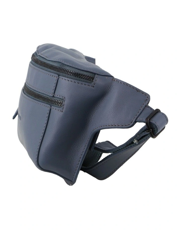 Leather 3-Way Sling Bag in Teal