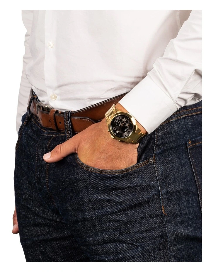 Atlas Gold Stainless Steel Watch