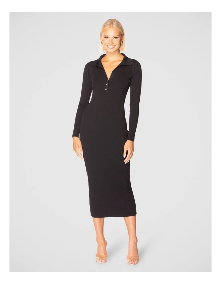 Lula Knit Dress in Black
