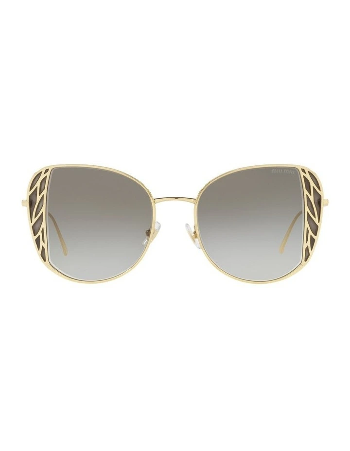 MU 57XS Gold Sunglasses