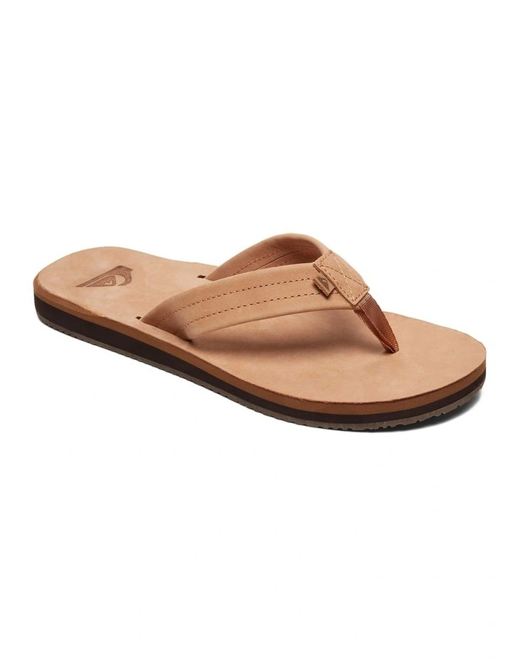 Erreka Leather Sandals in Tan Solid