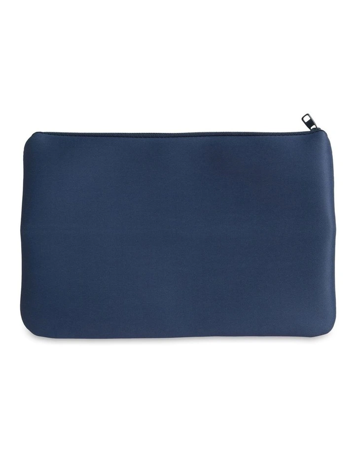 Blocked Jumbo Pencil Case in Clear Sky