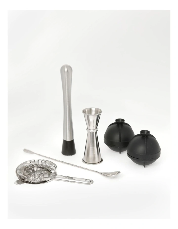 Refresh Bar Set 6 Piece in Silver