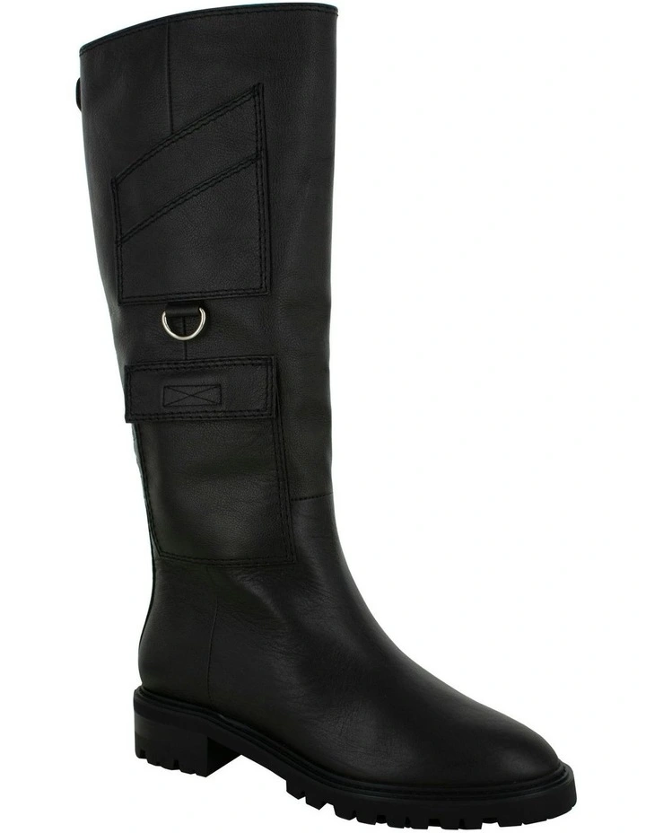 Mikki III Knee High Boots in Black