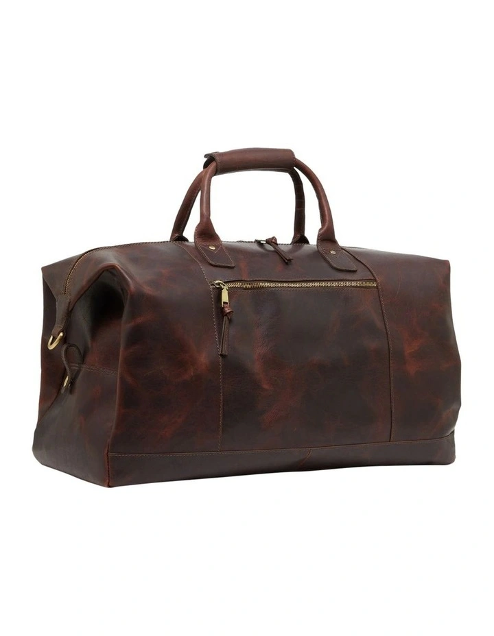 Griffin Large Weekender in Saddle Tan