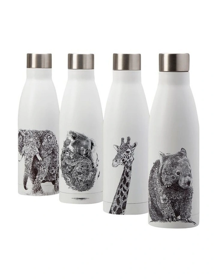 Marini Ferlazzo Elephant Double Wall Insulated Bottle 500ml in White