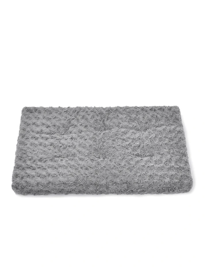 Soft Warm Velvet Mattress Pet Bed S in Grey