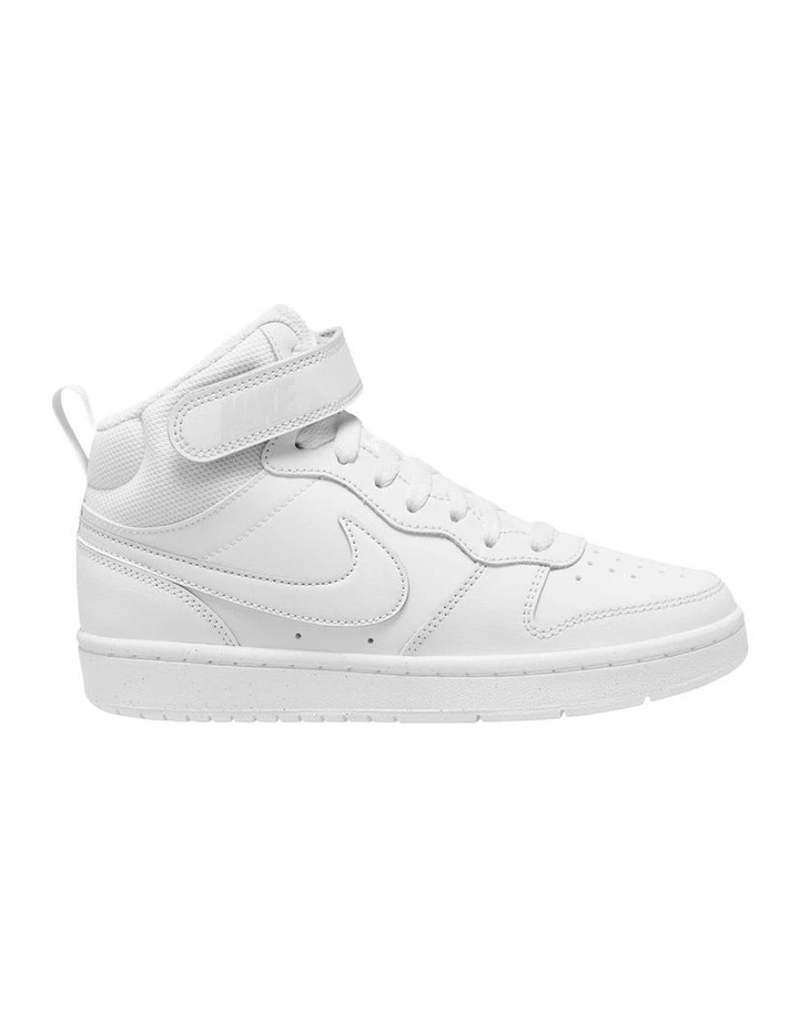 Court Borough Mid 2 Grade School Sneakers in White