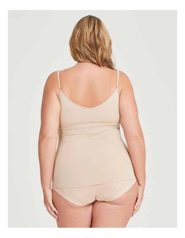 Reversible Strappy Micro Cami in Nude