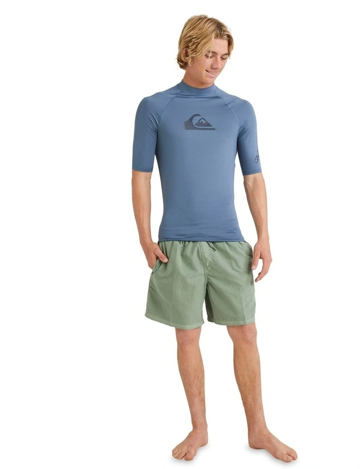 All Time Short Sleeve Rash Vest in Bering Sea Byg0