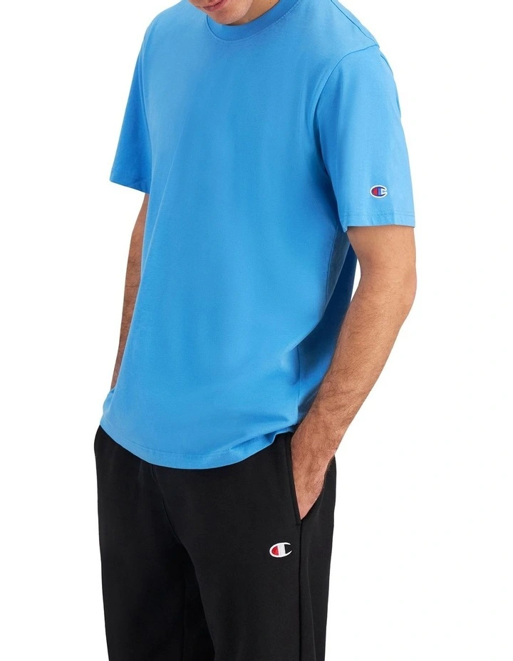 Jersey Lightweight Staple Tee in Blue