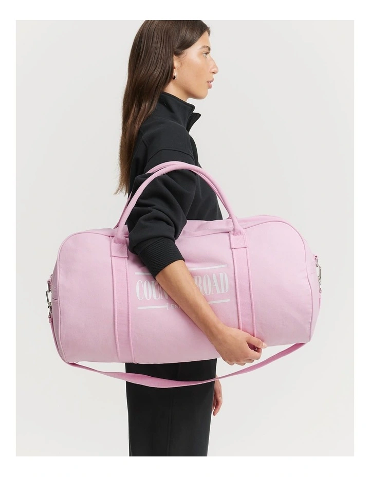 Australian Cotton Heritage Zip Canvas Tote in Rose