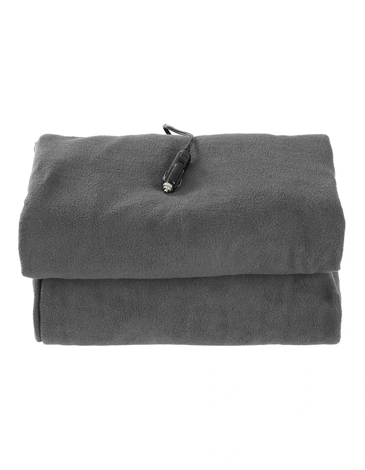 Electric Car Heated Blanket in Grey