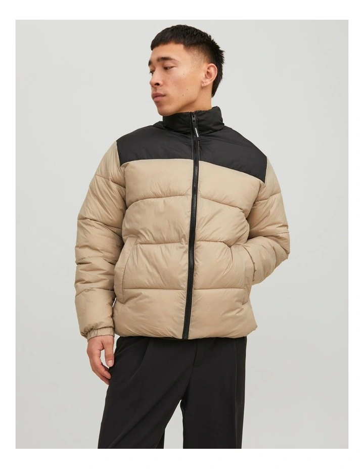 Toby Puffer Jacket in Crockery