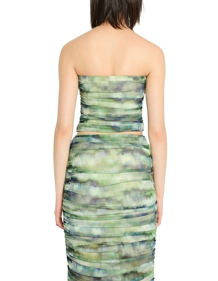 Bronx Baby Strapless Top in Print