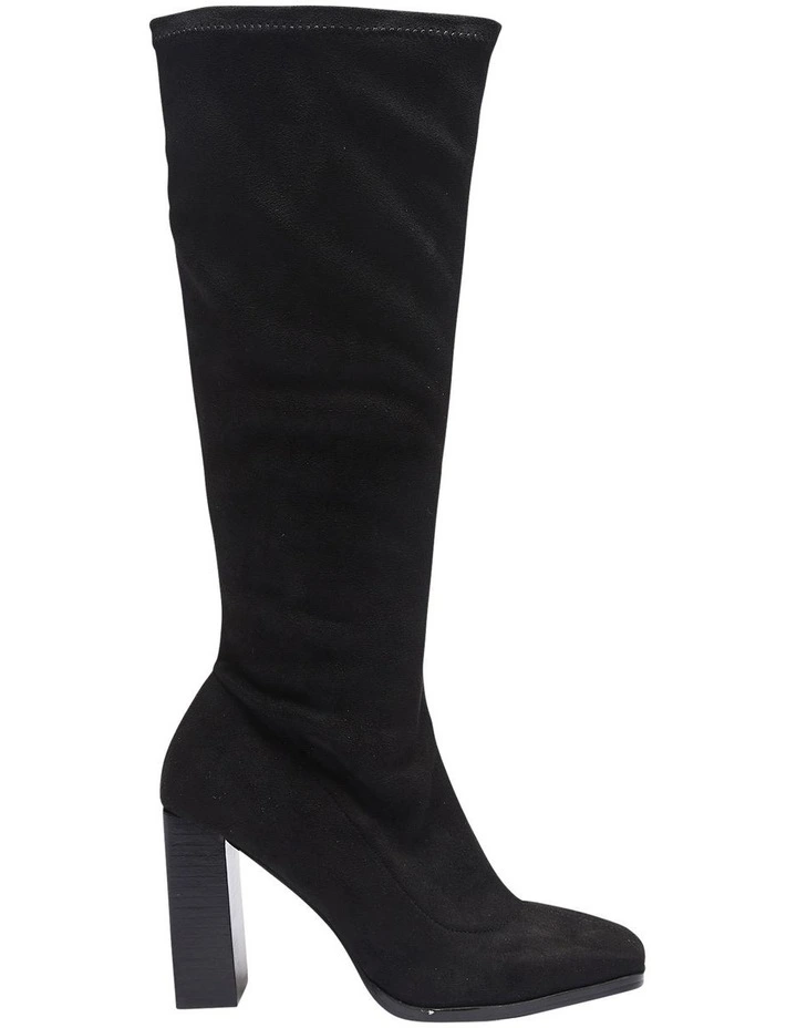 Damsel Boots In Black Micro