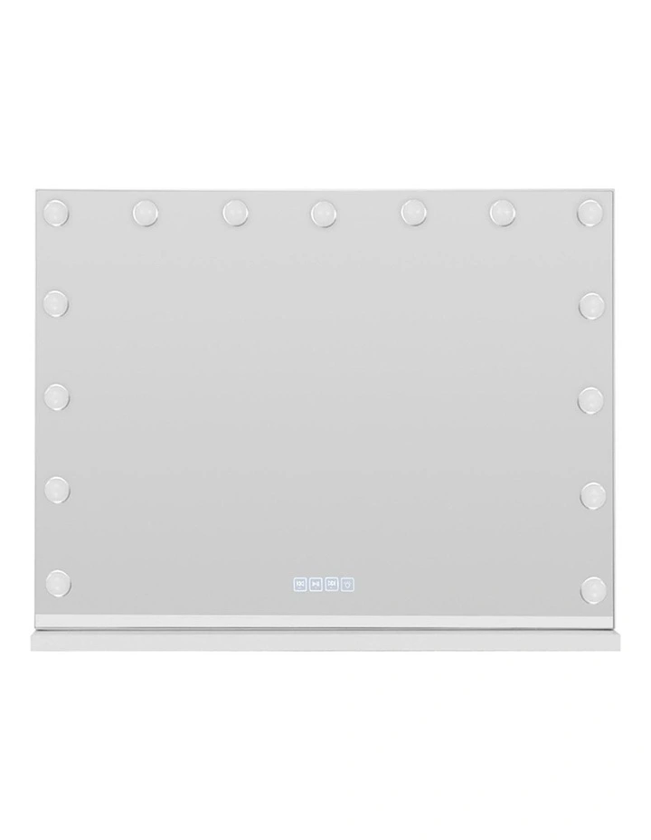 Bluetooth Makeup MirrorHollywood with Light Vanity Wall 15 LED 80X58cm