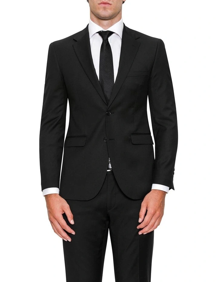 Modern Fit Serra Black Suit Jacket FYF001