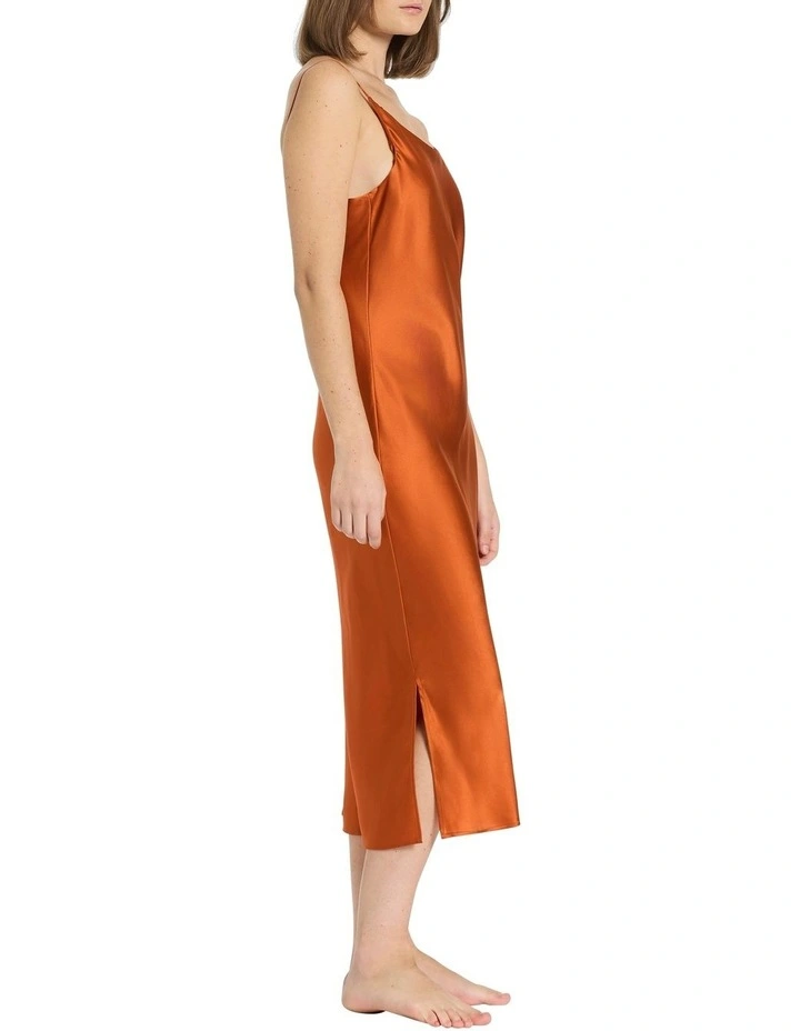 Cezanne Silk Sleep Dress in Cinnamon