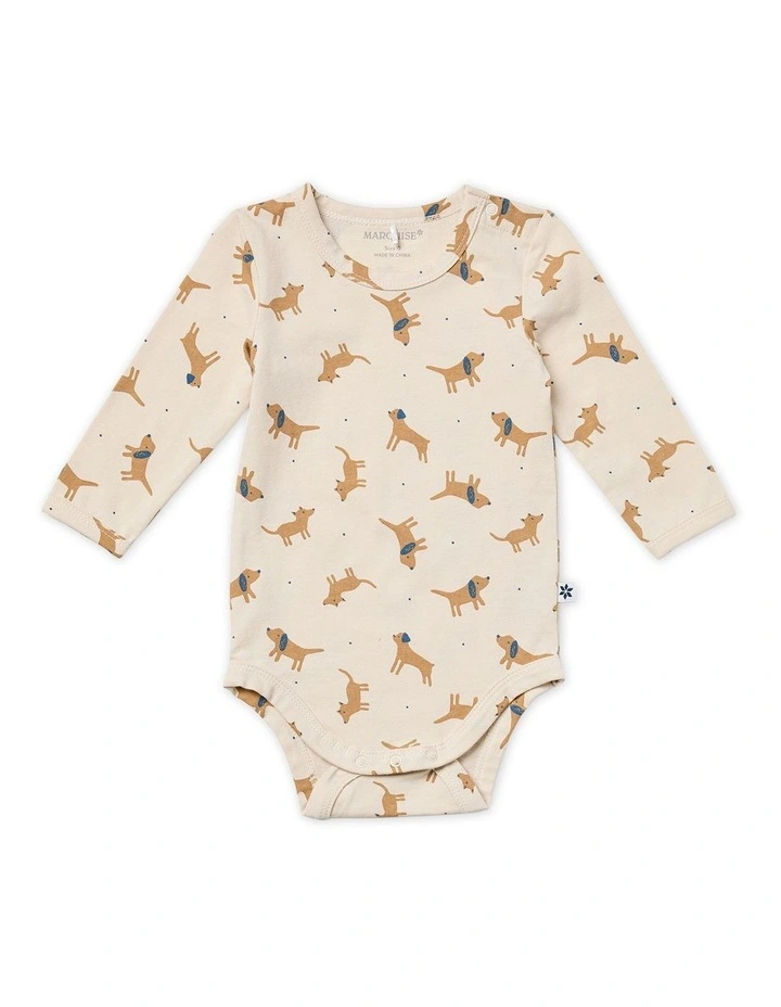 Bodysuit and Footless Legging 2 Piece Set in Woof