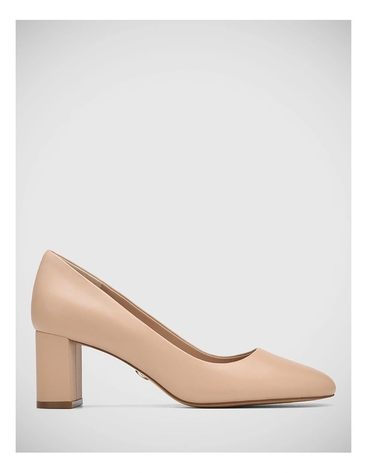 Kenzia Leather Pump in Vintage Pink