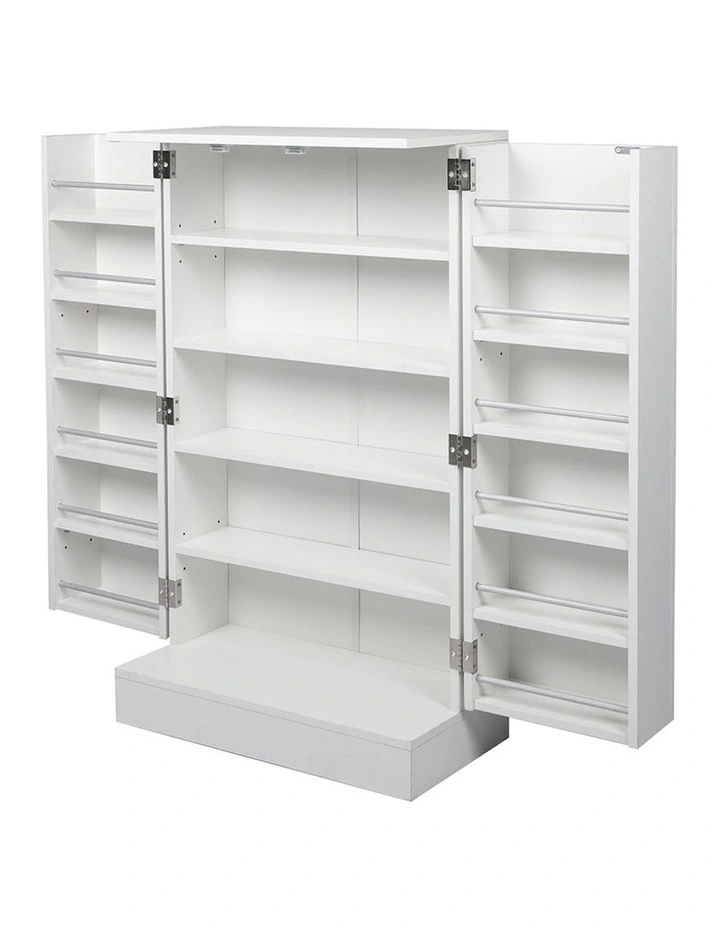Adjustable Shelf Buffet Sideboard Storage Cabinet in White