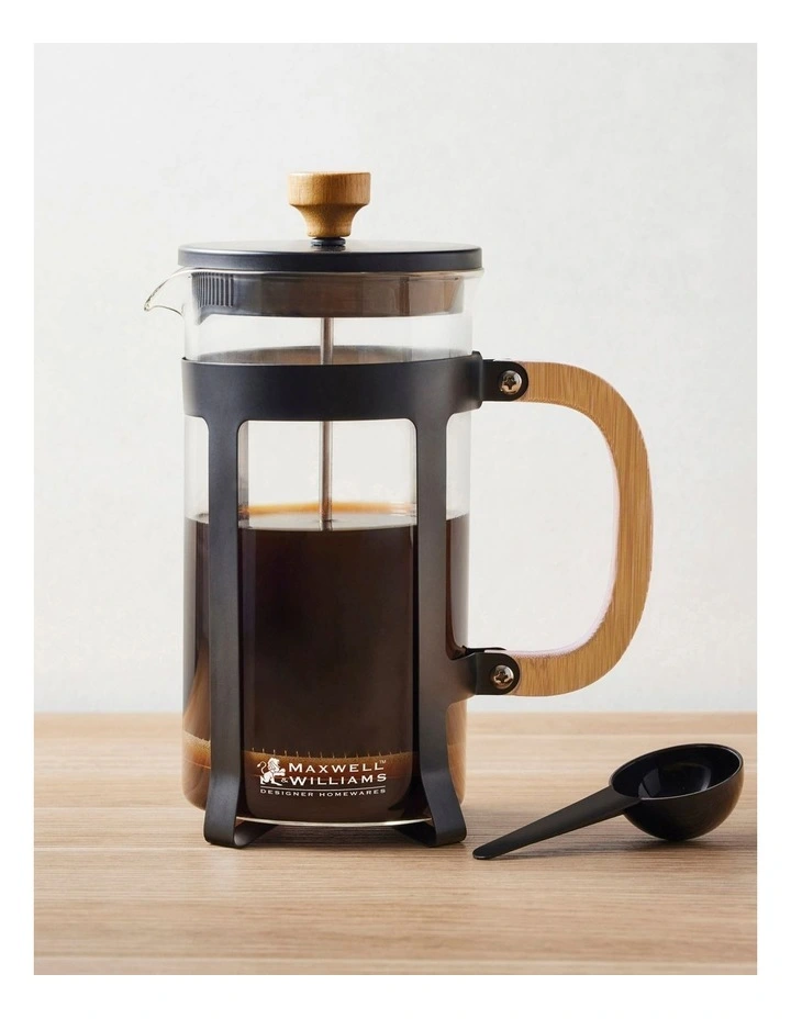 Blend Sumatra Plunger Bamboo Gift Boxed 1L in Black
