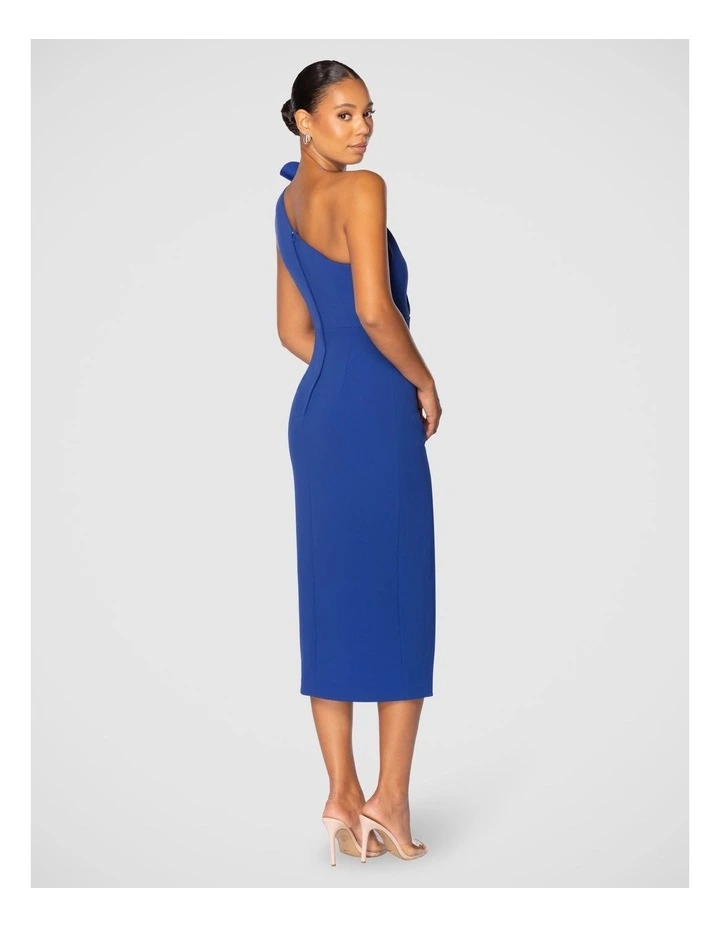 Vittoria Midi Dress in Cobalt
