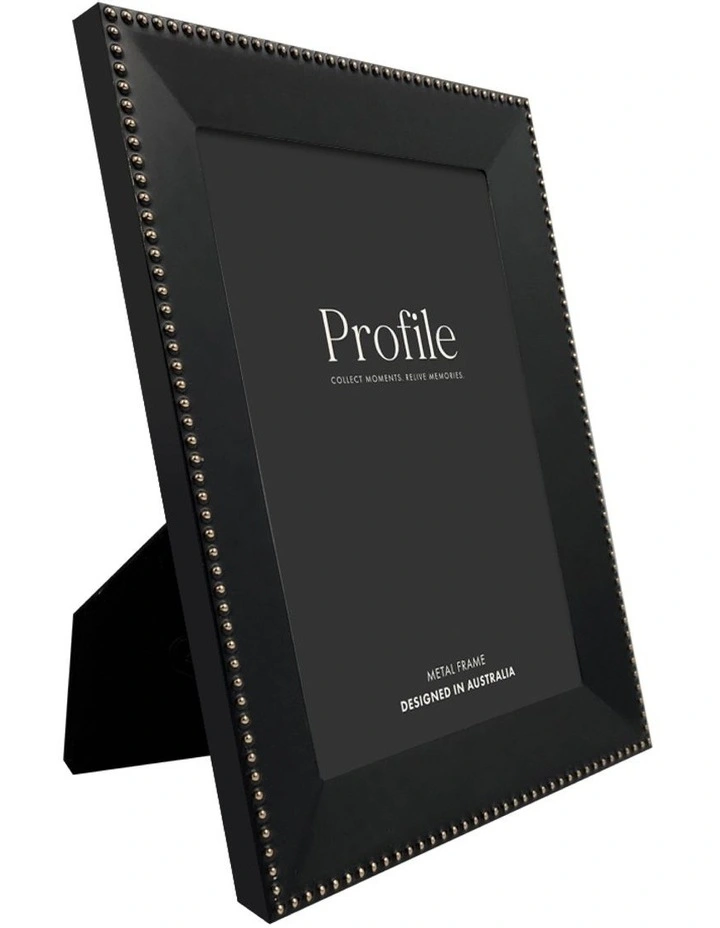 Noble Metal Photo Frame 4x6" in Black