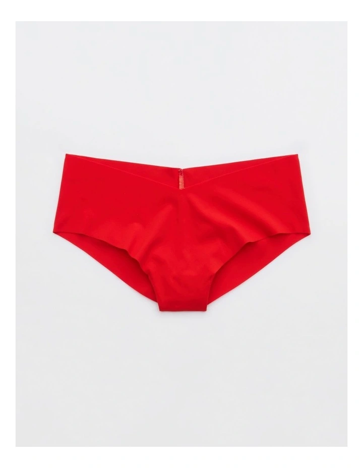 Smoothez No Show Cheeky Underwear in Holiday Red