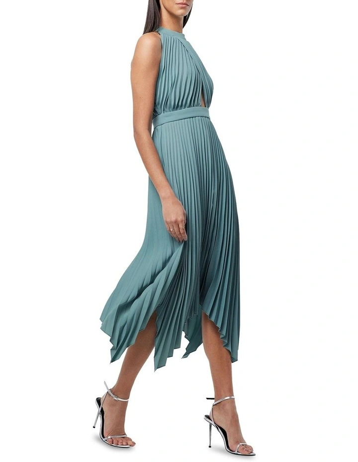 Rapture Midi Dress in Aqua