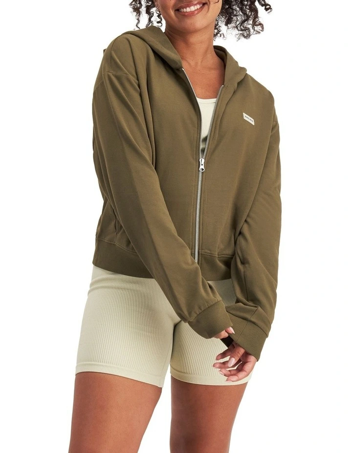 Move Double Zip Hoodie in Antique Bronze