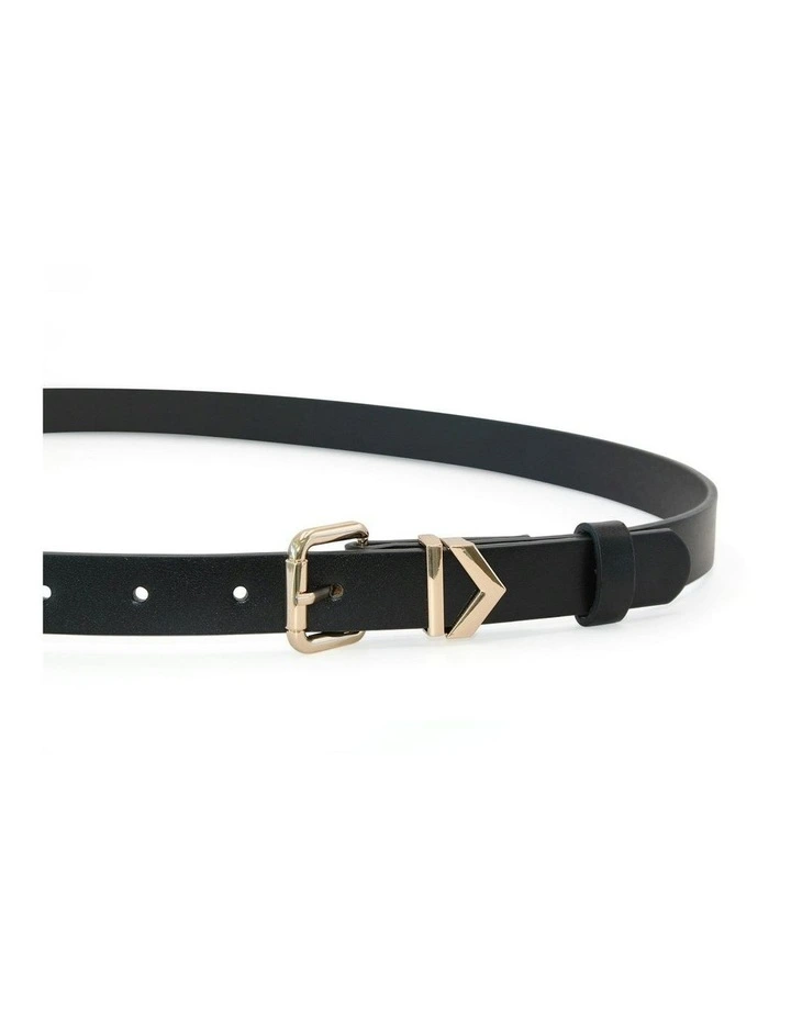 Fleur Belt in Black