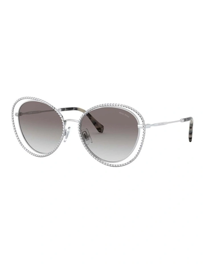 MU 59VS Special Project Silver Sunglasses