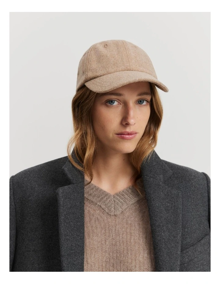Felt Cap in Natural