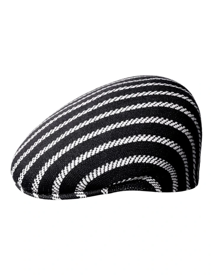 Kangol Twist Stripe 504 Cap in Black