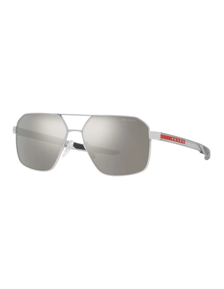 PS 55WS Silver Sunglasses
