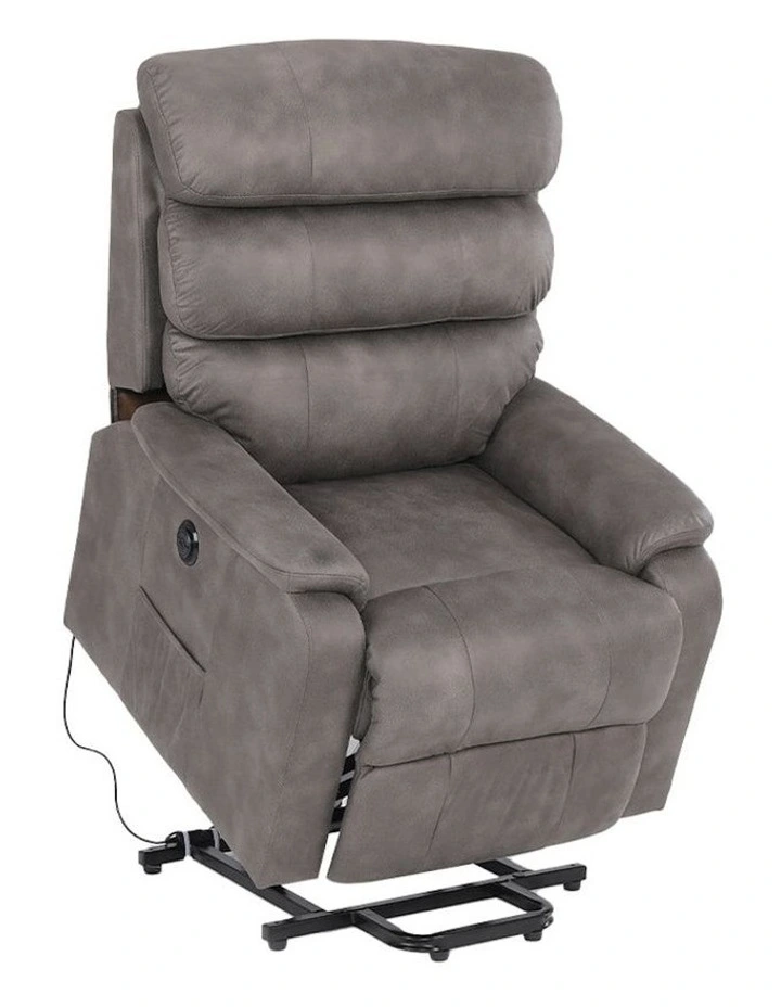 Recliner USB Charge Chair in Grey