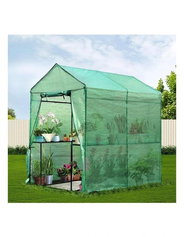 Walk-in Plant House 1.2x1.9x1.9M in Green