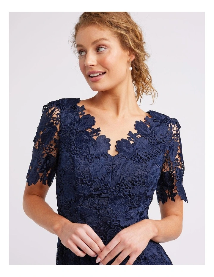 Lady Trina Dress in Navy