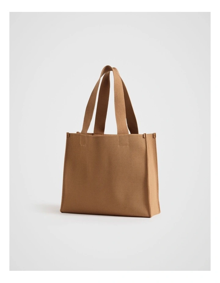 Mini Knit Tote in Fudge