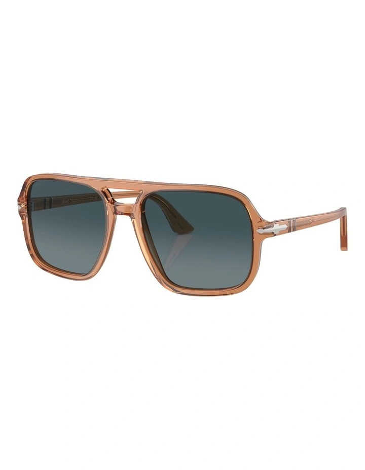 PO3328S Polarised Sunglasses in Brown